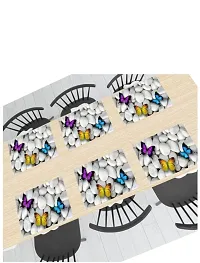 placemat / dining table mat/ fridge mat/drawer met set of 6  pcs( use of multipurpose)-thumb4