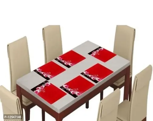 placemat / dining table mat/ fridge mat/drawer met set of 6  pcs( use of multipurpose)-thumb5