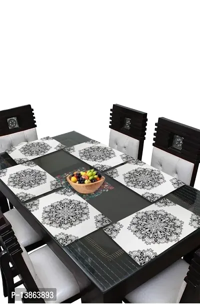 placemat / dining table mat/ fridge mat/drawer met set of 6  pcs( use of multipurpose)-thumb4