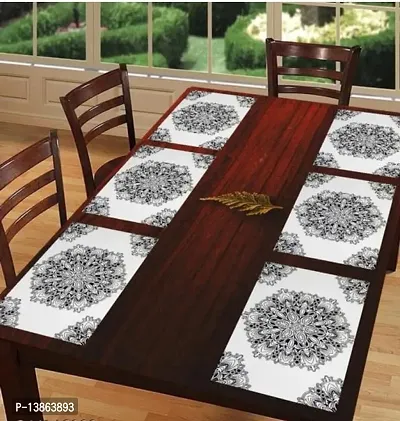 placemat / dining table mat/ fridge mat/drawer met set of 6  pcs( use of multipurpose)-thumb5