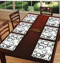 placemat / dining table mat/ fridge mat/drawer met set of 6  pcs( use of multipurpose)-thumb4