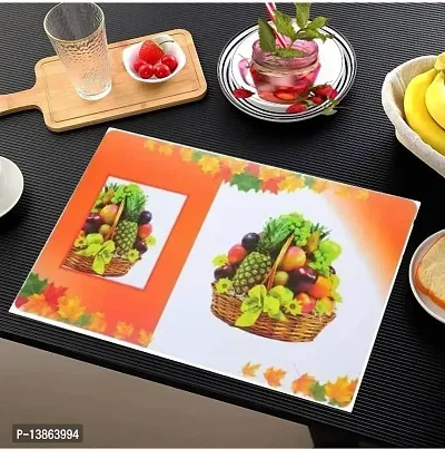 placemat / dining table mat/ fridge mat/drawer met set of 6  pcs( use of multipurpose)