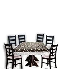 Table Cloth|Center Table Cover|Round Table Cover|Table Cover 4 Seater/PVC waterproof-thumb1