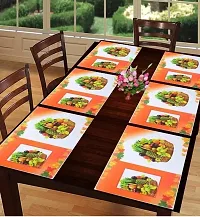 placemat / dining table mat/ fridge mat/drawer met set of 6  pcs( use of multipurpose)-thumb3