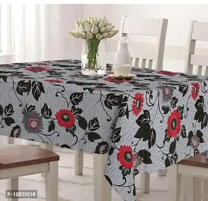 LOTUSKING Table Cloth|Center Table Cover|Round Table Cover|Table Cover 4 Seater/PVC waterproof-thumb0