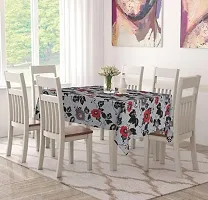 LOTUSKING Table Cloth|Center Table Cover|Round Table Cover|Table Cover 4 Seater/PVC waterproof-thumb1
