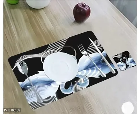 placemat / dining table mat/ fridge mat/drawer met set of 6  pcs( use of multipurpose)