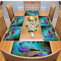 placemat / dining table mat/ fridge mat/drawer met set of 6  pcs( use of multipurpose)-thumb1