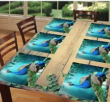 placemat / dining table mat/ fridge mat/drawer met set of 6  pcs( use of multipurpose)-thumb2