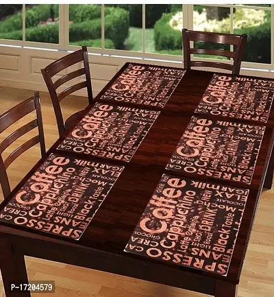 placemat / dining table mat/ fridge mat/drawer met set of 6  pcs( use of multipurpose)-thumb5