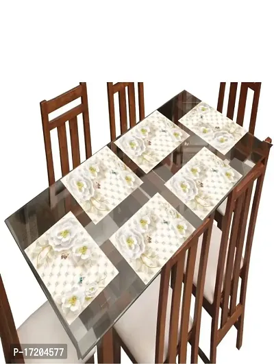 placemat / dining table mat/ fridge mat/drawer met set of 6  pcs( use of multipurpose)-thumb3