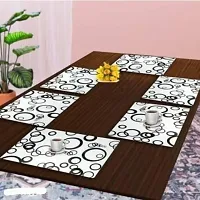 placemat / dining table mat/ fridge mat/drawer met set of 6  pcs( use of multipurpose)-thumb2