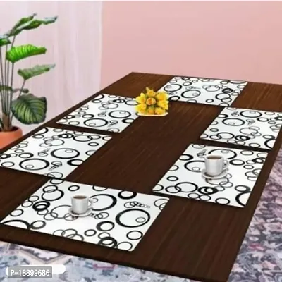 placemat / dining table mat/ fridge mat/drawer met set of 6  pcs( use of multipurpose)-thumb3