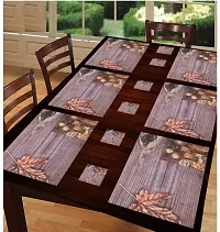 placemat / dining table mat/ fridge mat/drawer met set of 6  pcs( use of multipurpose)-thumb3