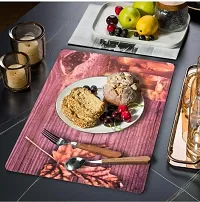 placemat / dining table mat/ fridge mat/drawer met set of 6  pcs( use of multipurpose)-thumb4