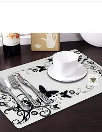 placemat / dining table mat/ fridge mat/drawer met set of 6  pcs( use of multipurpose)-thumb2