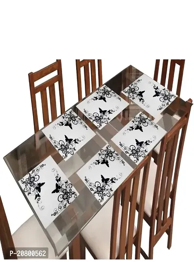 placemat / dining table mat/ fridge mat/drawer met set of 6  pcs( use of multipurpose)-thumb4