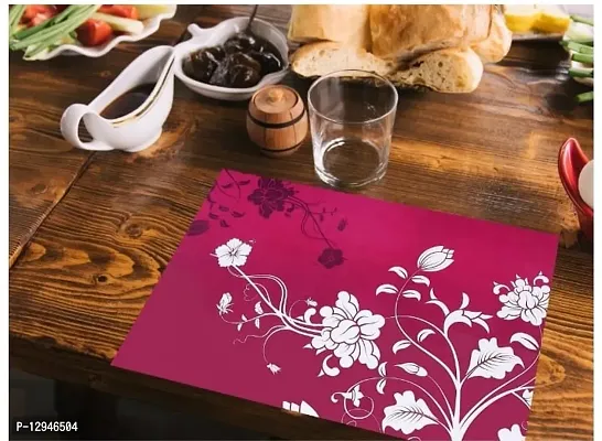 placemat / dining table mat/ fridge mat/drawer met set of 6  pcs( use of multipurpose)