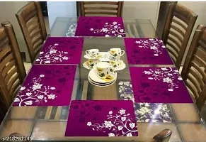 placemat / dining table mat/ fridge mat/drawer met set of 6  pcs( use of multipurpose)-thumb2