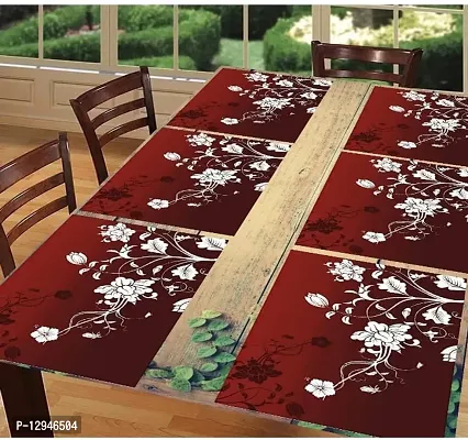 placemat / dining table mat/ fridge mat/drawer met set of 6  pcs( use of multipurpose)-thumb5