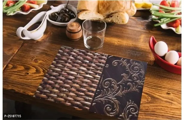 placemat / dining table mat/ fridge mat/drawer met set of 6  pcs( use of multipurpose)