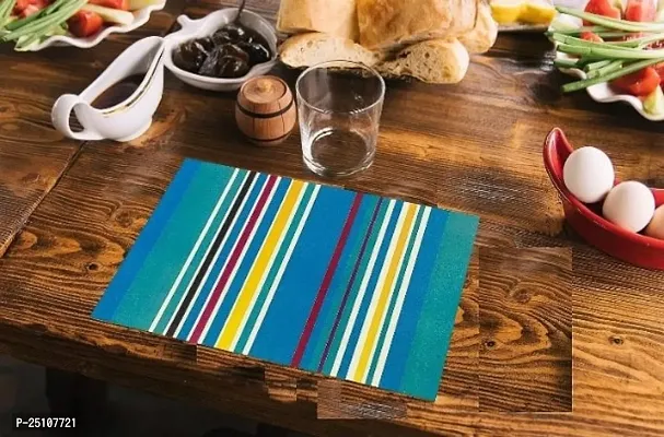 placemat / dining table mat/ fridge mat/drawer met set of 6  pcs( use of multipurpose)