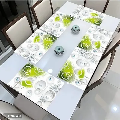 placemat / dining table mat/ fridge mat/drawer met set of 6  pcs( use of multipurpose)-thumb3