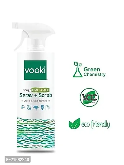 Vooki Ecofriendly Hard Stains Spray and Lime Scale Stain Descaler Remover Spray, 500 Ml Pack of 1