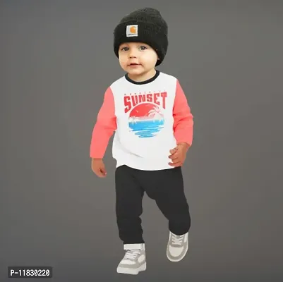 Baby boys tshirt and pant(sunset)