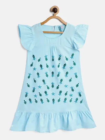 Girls Embroidered Frock