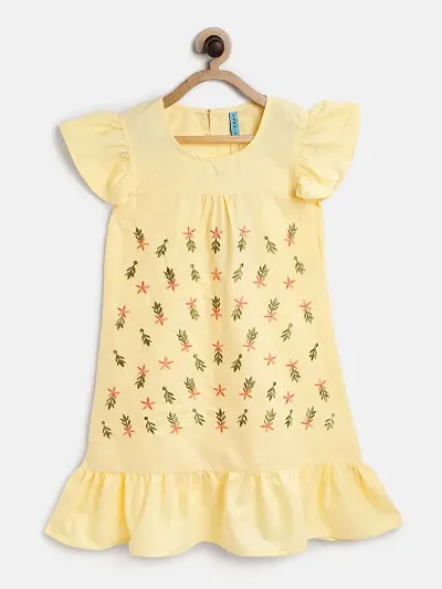 Stylish Embroidered Frock For Girls