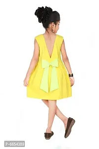 Girls Sleeveless Dress Blue.H  Yellow (Pack of 2)-thumb2