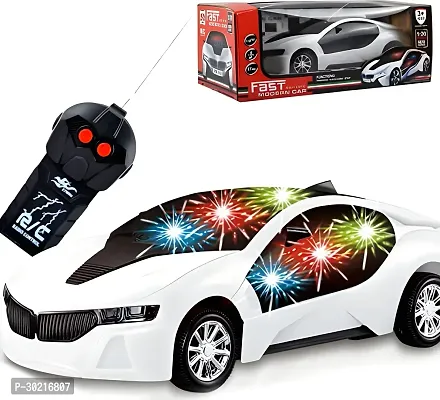 Remote Controlled Fast Modern Car with 3d Light For Kids-thumb0