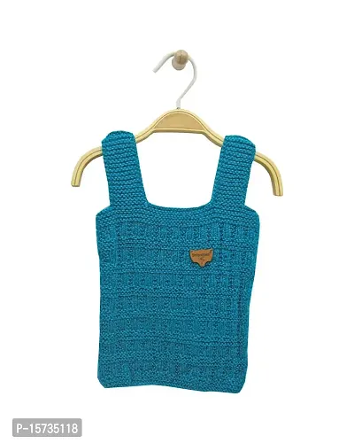 Buy Wegmans Hand knitted Baby Half Sweater teal Newborn Online In India At Discounted Prices