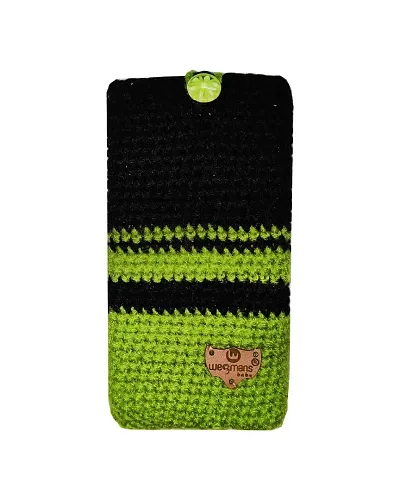 WEGMANS Handmade Mobile Phone Pouch Cover for Women Men and Girls 6.5 inch (MOB16) Multicolor