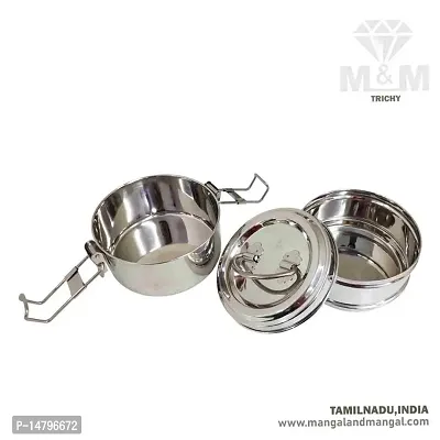 STAINLESS STEEL TIFFIN BOX 3 COMPARTMENT-thumb2