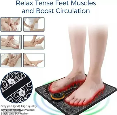 EMS Foot Massager,Electric Feet Massager Deep Kneading Circulation Foot Booster-thumb0