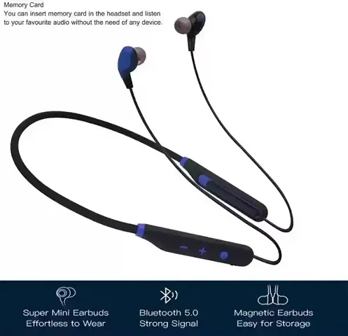 Neckband Wireless Bluetooth Super Sound With Mic Bluetooth Headsets