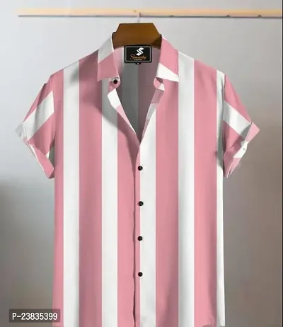 Stylish Lycra Short Sleeves Shirt For Men