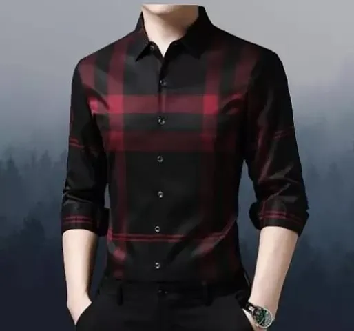 Stylish Lycra Long Sleeves Shirt For Men