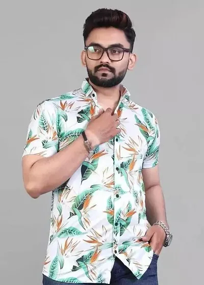 Yashvi Creation Men's Cotton Solid/Plain Classic Collar Full Sleeve Casual Formal Button Closure Shirt. Ideal for Wedding, Festival, Office Etc. (Multicolour) (YS-1053)