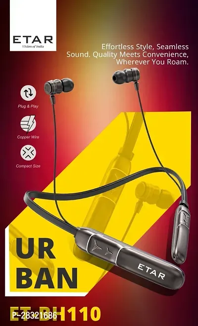 Buy Etar Bh110 Urban Wireless Bluetooth Earphone Neckband With Long Battery Life Online In India At Discounted Prices