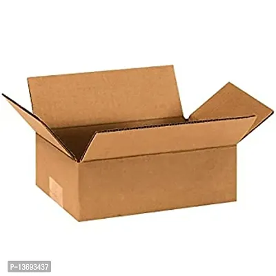 Classic Packaging Corrugated 12 X 10 X 4 Inch 3 Ply Pack Of 25 Carton Boxes For Moving, Storage Use Shipping Box Courier Box-thumb0