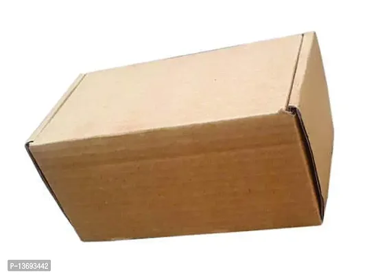 Classic Smart Storage Corrugated Box Carton 7.5Inch X 4Inch X 3.5Inch (Pack Of 20)-thumb0