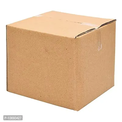 Classic 4.4 X 4.3 X 4.1 Inches - 3 Ply Corrugated Box / Shipping Carton Boxes - (Pack Of 50)-thumb0