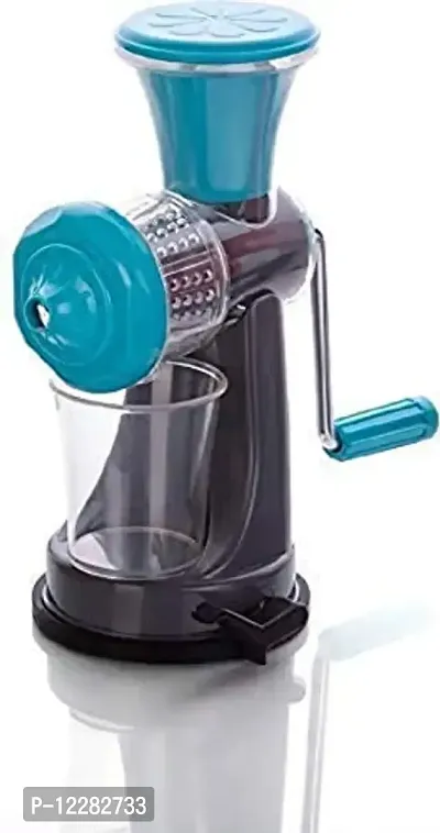 Nano Hand Juicer for Fruits Manual Juicer Machine for Fruit and Vegetables (Blue - Set of 1)-thumb0
