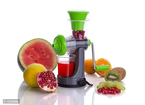 Nano Hand Juicer for Fruits Manual Juicer Machine for Fruit and Vegetables (Green - Set of 1)