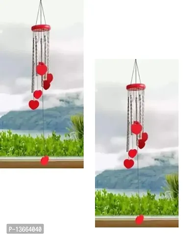 Designer Multicoloured Metal Wind Chimes-thumb0