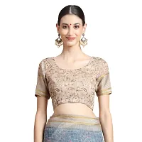 MISHRI COLLECTION Women's Saree Pure Cotton Digital Print Saree with Unstitched Blouse-thumb3