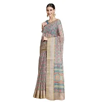 MISHRI COLLECTION Women's Saree Pure Cotton Digital Print Saree with Unstitched Blouse-thumb1